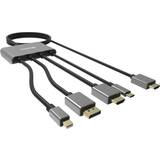 Sandberg HDMI-USB C/DisplayPort/Mini DisplayPort/HDMI/HDMI Micro M-F 2m