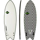 Surfboard Softech Kyuss Fish 5'8 Softtop Surfboard checkered Uni