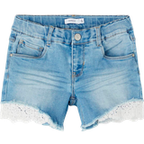 Lace Trousers Name It Girl's Salli Denim Shorts (13197440)