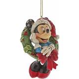 Gold Decorative Items Disney Mickey Mouse Wreath Christmas Tree Ornament 8cm