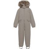 PFC-FREE impregnation Snowsuits Ver De Terre Wintersuit with Fur - Caramel (103-912)