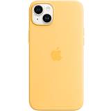 Yellow Cases Apple Silicone Case with MagSafe for iPhone 14 Plus