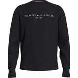 Tommy Hilfiger M - Men Clothing Tommy Hilfiger Logo Fleece Sweatshirt - Black