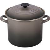 Le Creuset Oyster Enameled Steel with lid 7.57 L 22.225 cm