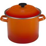 Le Creuset Flame Enameled Steel with lid 7.57 L 25.4 cm