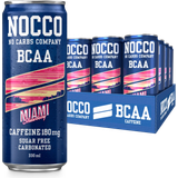 Functional Drink Sports & Energy Drinks Nocco BCAA Miami Strawberry 330ml 12 pcs