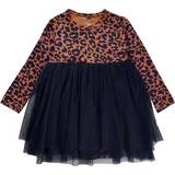 Leopard Dresses Children's Clothing The New Cille LS Dress - Leo Aop (TNS1282)