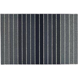 Chilewich Block Stripe Shag Blue, Beige 45.72x71.12cm