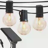 Battery Powered String Lights Brightech Ambience Pro Black String Light 12 Lamps