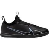 Indoor Football Shoes Children's Shoes Nike Jr. Zoom Mercurial Vapor 15 Academy IC - Black/Summit White/Volt/Dark Smoke Grey