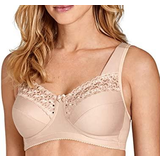 Miss Mary Broderie Anglais Non-Wired Bra - Beige