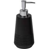 Soap Dispensers Showerdrape Strata Black Resin Freestanding Liquid
