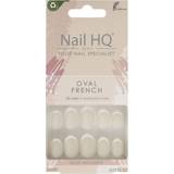 Oval False Nails Nail HQ Oval French Nails 24-pack