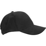 Beechfield Adults Unisex Athleisure Cotton Baseball Cap (Pack of 2) (One Size) (Black/Graphite)
