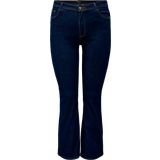 Curvy Carsally Hög Midja Bootcut Jeans