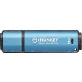 64 GB - USB 3.0/3.1 (Gen 1) USB Flash Drives Kingston Kingston IronKey Vault Privacy 50 Encrypted USB 64GB