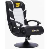 Brazen Gamingchairs Pride 2.1 Bluetooth Surround Sound Gaming Chair - Black/White