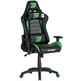 Green - Lumbar Cushion Gaming Chairs Brazen Gamingchairs Sentinel Elite PC Gaming Chair - Black/Green