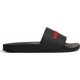 Balenciaga Slippers & Sandals Balenciaga Logo Slide - Black/Red
