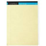 Photo Albums Cambridge Legal Pad Headbound Ruled Margin Perforated 100pp A4 Yellow