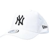 Red - Women Caps New York Yankees 9Forty A-Frame Snap Trucker Cap
