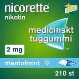 Chewing Gum - Nicotine Gums Medicines Nicorette Mentholmint 2mg 210pcs Chewing Gum