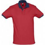 Unisex Polo Shirts Sols Prince Contrast Pique Polo Shirt Unisex