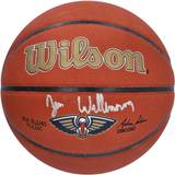 Fanatics New Orleans Pelicans Zion Williamson Autographed Wilson Team Logo Basketball