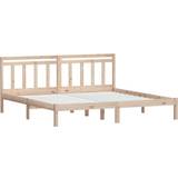 vidaXL Bed Frame Solid Pine 100cm 160x200cm