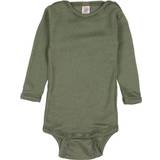 ENGEL Natur Long Sleeved Baby Bodysuit - Olive (709030-43E)