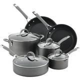 Circulon Elementum Hard-Anodized Cookware Set with lid 10 Parts
