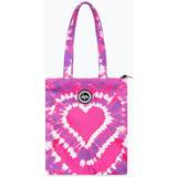 Hype Unisex PINK HEART HIPPY TIE DYE TOTE BAG One Size