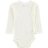 Wool Bodysuits Joha Body with Long Sleeves - Offwhite (66490-197-50)