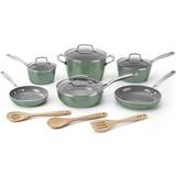 Cuisinart Cookware Sets Cuisinart GreenChef Ceramica XT Cookware Set with lid 13 Parts