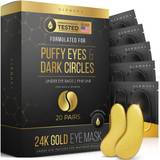 Hyaluronic Acid Eye Masks Dermora 24K Gold Eye Mask 20-pack