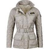 Quilted Jackets - Women Barbour Women's International Quilt Jacket - Taupe Pearl