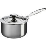 Stainless Steel Sauce Pans Le Creuset Signature Stainless Steel with lid 2.8 L 18 cm