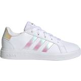 12 Indoor Sport Shoes adidas Kid's Grand Court Lifestyle Tennis - Cloud White/Iridescent/Cloud White