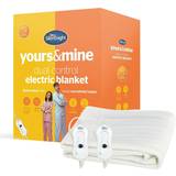 Overheat Protection Electric Blankets Silentnight Yours & Mine Dual Control Electric Blanket Double