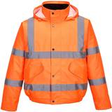 Orange Work Jackets Portwest S463 Hi-Vis Winter Bomber Jacket
