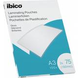 Ibico Gloss A3 Laminating Pouches 150 Micron Crystal clear Pack 100