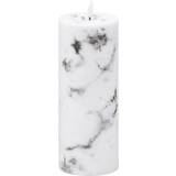 Hill Interiors Luxe Collection Natural Glow 3.5x9 Marble Effect Candle