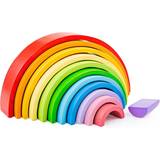 Wooden Toys Stacking Toys Joules Clothing Large Stacking Rainbow Toy