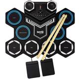 Rockjam Rechargeable Bluetooth Roll Up Drum Kit With Inbuilt Speakers &Amp; Drumsticks