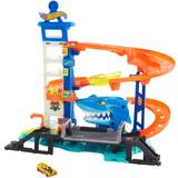 Cities Toy Vehicles Hot Wheels City Attacking Shark Escape Track Set