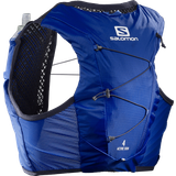 Running Backpacks Salomon Active Skin 4 With Flasks Hydration Vest Blue L