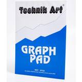 Sketch & Drawing Pads Clairefontaine Technik Art 5mm Quadrille Graph Pad A4 40 Leaf