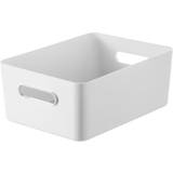 White Storage Boxes SmartStore Compact Storage Box 14.4L