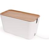 Bosign Cable Organiser XXL cabel tidy Wood-white Storage Box