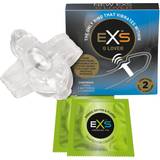 EXS G-Lover Cock Ring with Condoms 2 pcs Clear